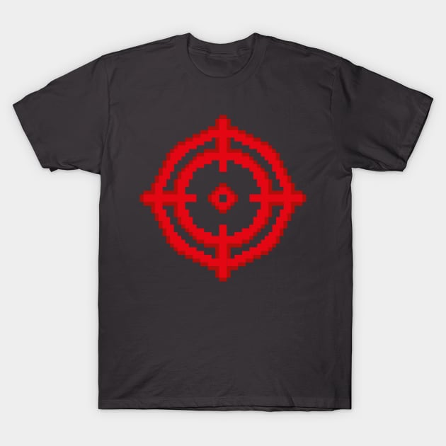 Pixel target T-Shirt by Poulpimousse